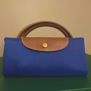 Large Le Pliage Original Travel Bag in Blue